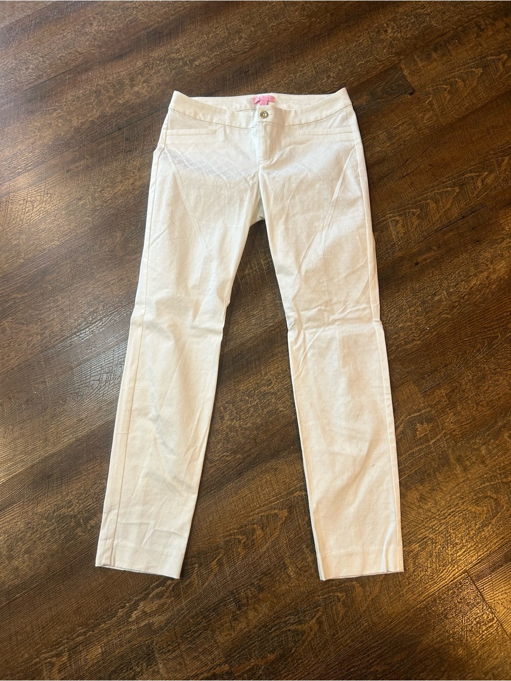 Lilly Pulitzer White Skinny Ponte Pants